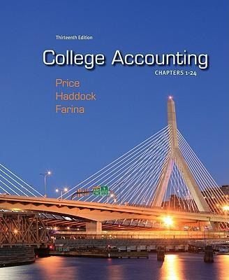 Produktbild: Col Accounting Chpt 1-24 13/e