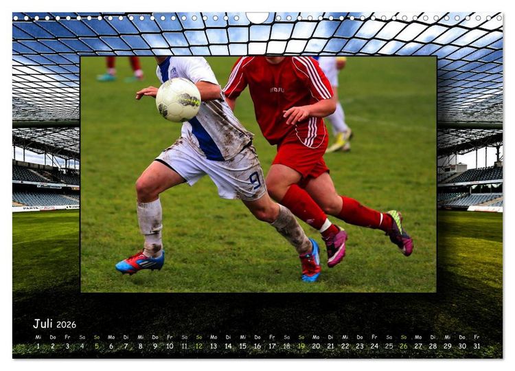 Produktbild: Fu&szlig;ball regiert die Welt (Wandkalender 2026 DIN A3 quer), CALVENDO Monatskalender