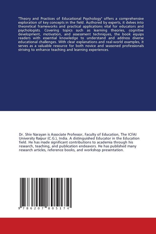 Produktbild: Theory and Practices of Educational Psychology