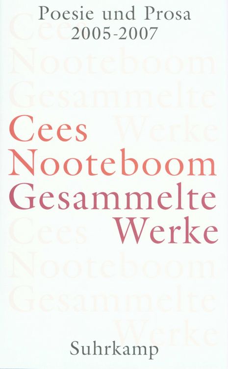 Produktbild: Gesammelte Werke in neun B&auml;nden