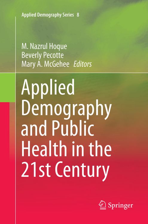 Produktbild: Applied Demography and Public Health in the 21st Century