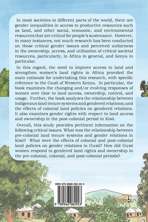 Produktbild: A Historical and Cultural Analysis of Women Land Rights in Kisii County, Kenya, 1895 - 1970