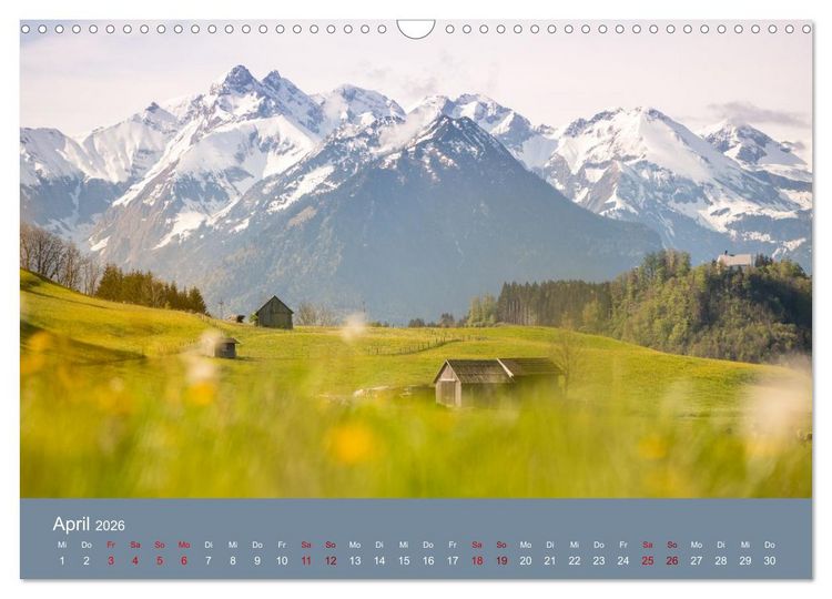 Produktbild: Heimweh Allg&auml;u 2026 (Wandkalender 2026 DIN A3 quer), CALVENDO Monatskalender