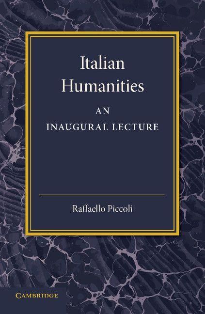 Produktbild: Italian Humanities