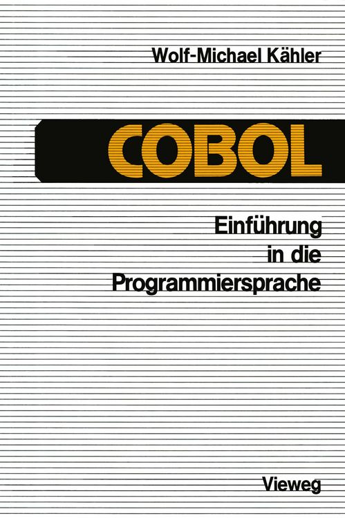 Produktbild: Einf&uuml;hrung in die Programmiersprache COBOL