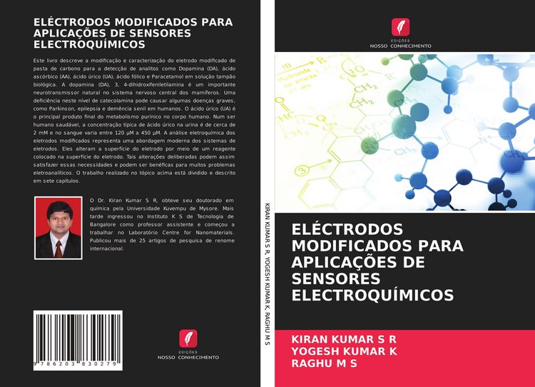 Produktbild: EL&Eacute;CTRODOS MODIFICADOS PARA APLICA&Ccedil;&Otilde;ES DE SENSORES ELECTROQU&Iacute;MICOS