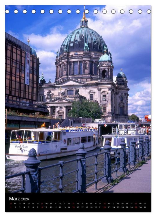 Produktbild: Weltstadt Berlin (Tischkalender 2026 DIN A5 hoch), CALVENDO Monatskalender