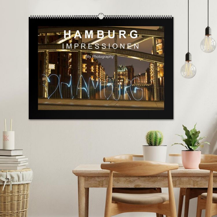 Produktbild: Hamburg - Impressionen (Wandkalender 2026 DIN A2 quer), CALVENDO Monatskalender