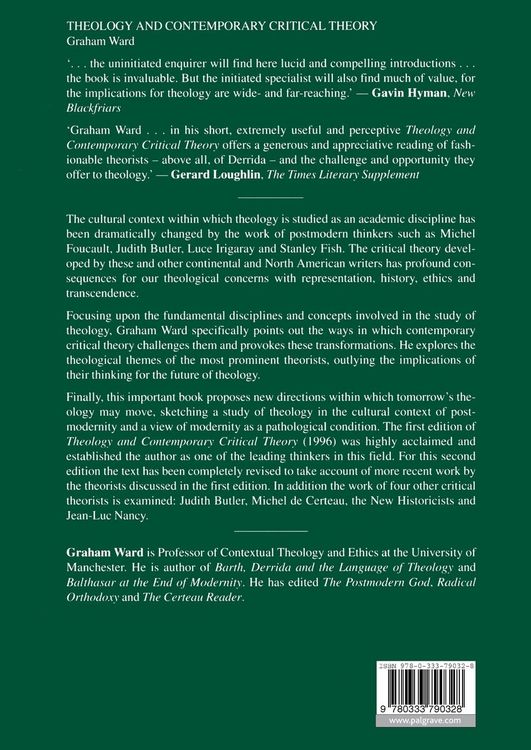 Produktbild: Theology and Contemporary Critical Theory