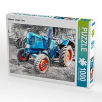 Produktbild: CALVENDO Puzzle Oldtimer Trecker Lanz 1000 Teile Lege-Gr&ouml;&szlig;e 64 x 48 cm Foto-Puzzle Bild von Andrea Dreegmeyer