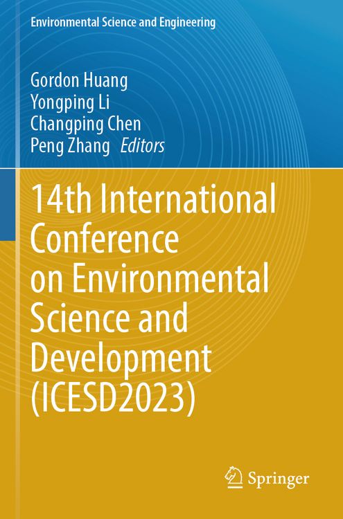 Produktbild: 14th International Conference on Environmental Science and Development (ICESD2023)