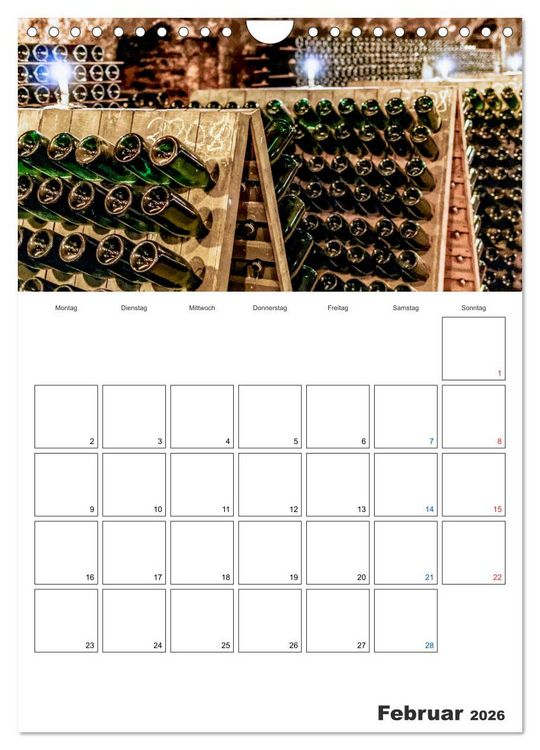 Produktbild: Rheingau Terminplaner (Wandkalender 2026 DIN A4 hoch), CALVENDO Monatskalender