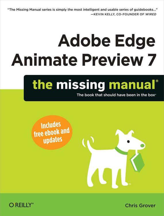 Produktbild: Adobe Edge Animate Preview 7: The Missing Manual