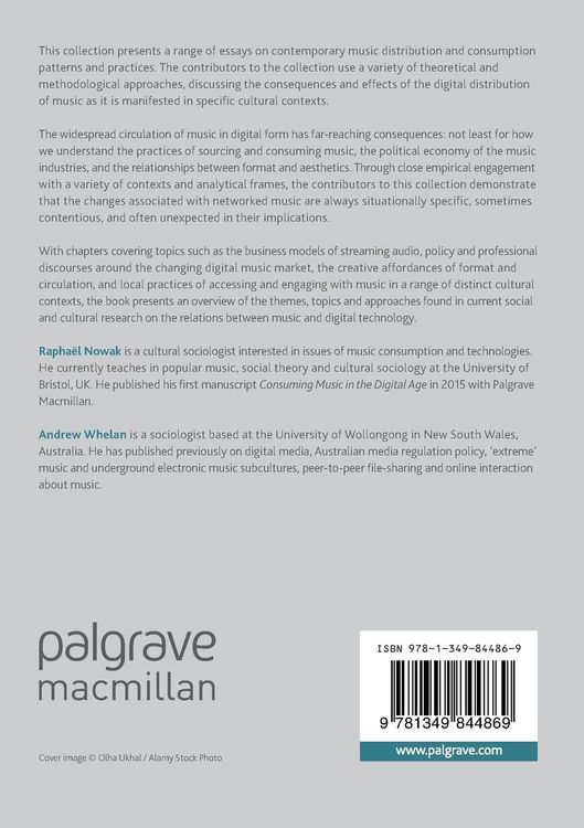 Produktbild: Networked Music Cultures
