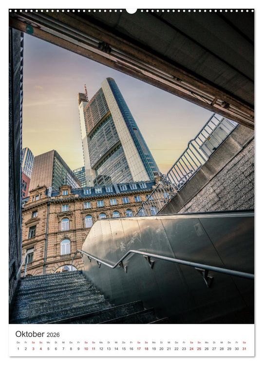 Produktbild: Frankfurt am Main, eine Stadt voller Magie (Wandkalender 2026 DIN A2 hoch), CALVENDO Monatskalender