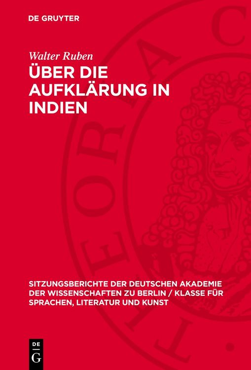 Produktbild: &Uuml;ber die Aufkl&auml;rung in Indien
