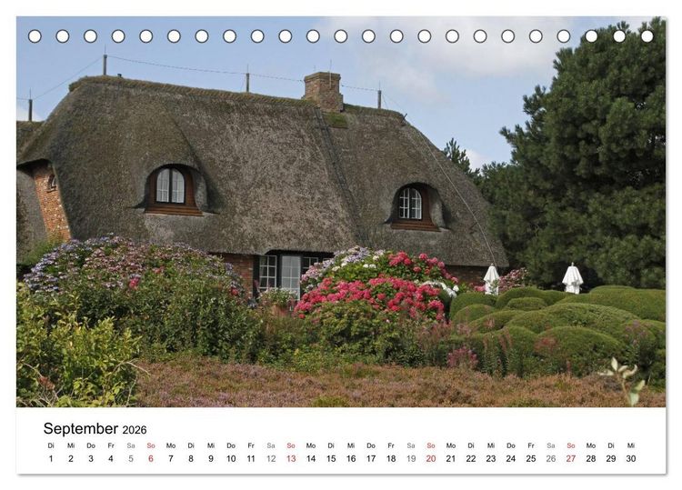 Produktbild: Friesenh&auml;user (Tischkalender 2026 DIN A5 quer), CALVENDO Monatskalender