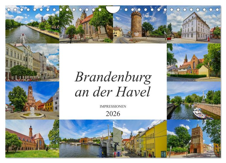 Produktbild: Brandenburg an der Havel Impressionen (Wandkalender 2026 DIN A4 quer), CALVENDO Monatskalender
