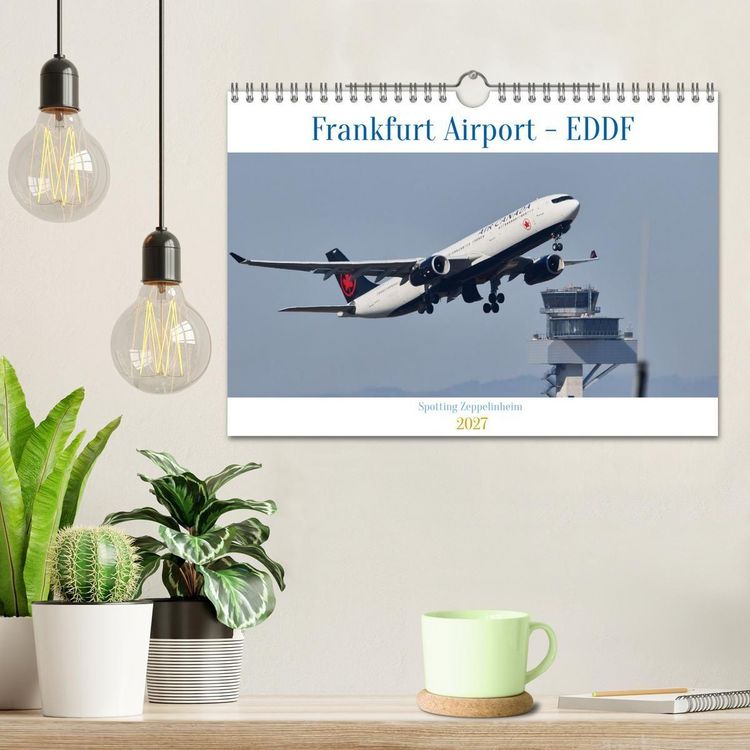 Produktbild: Frankfurt Airport - EDDF (Wandkalender 2027 DIN A4 quer), CALVENDO Monatskalender