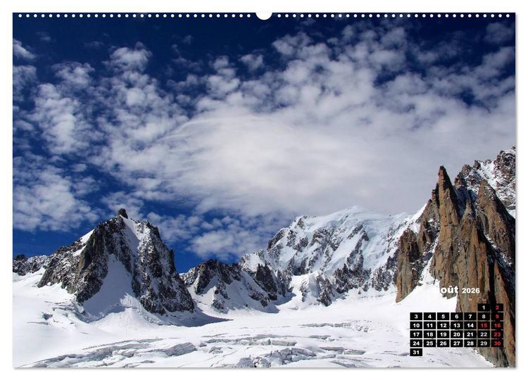 Produktbild: Les paysages de montagne Haute-Savoie (Calendrier mural 2026 DIN A2 vertical) calendrier de bureau