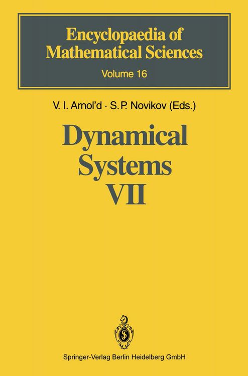 Produktbild: Dynamical Systems VII