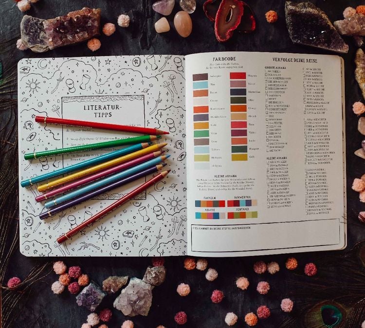 Produktbild: Cosmic Slumber Tarot Coloring Book