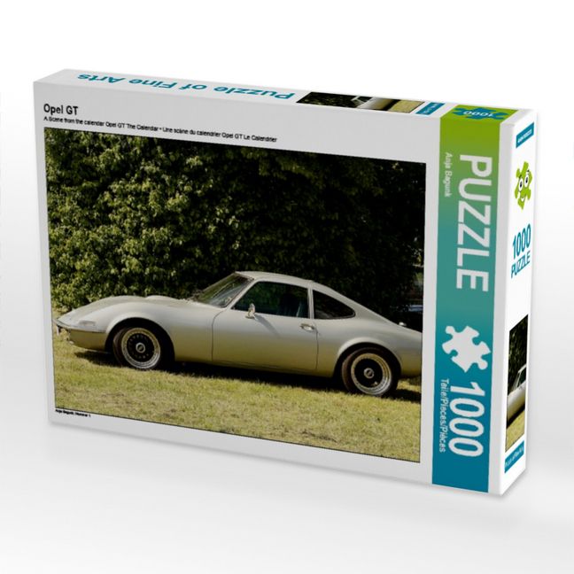 Produktbild: CALVENDO Puzzle Opel GT | 1000 Teile Lege-Gr&ouml;&szlig;e 64x48cm Foto-Puzzle f&uuml;r gl&uuml;ckliche Stunden