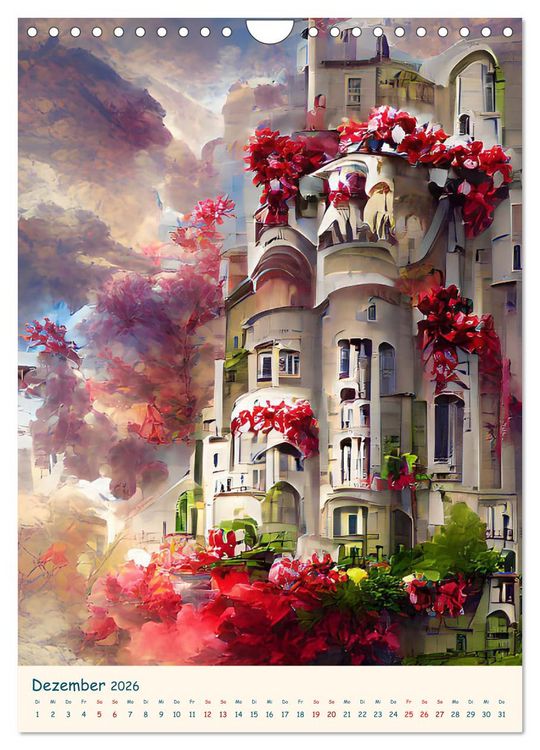 Produktbild: Colors of Dreams - AI-ART (Wandkalender 2026 DIN A4 hoch), CALVENDO Monatskalender