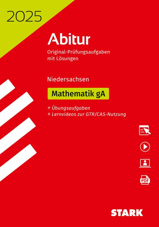 Produktbild: STARK Abiturprüfung Niedersachsen 2025 - Mathematik GA