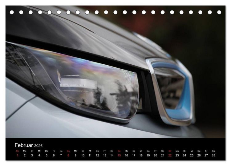 Produktbild: BMW i3 (Tischkalender 2026 DIN A5 quer), CALVENDO Monatskalender