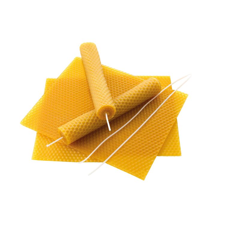 Produktbild: PEBARO WACHS-SET 1 - Bienenwaben-Kerzenbastelset, Naturprodukt, Bienenwachs-Kerzen