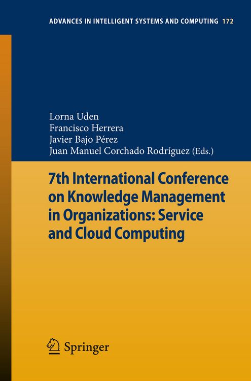 Produktbild: 7th International Conference on Knowledge Management in Organizations: Service and Cloud Computing