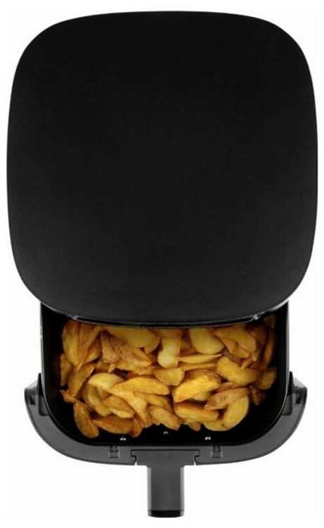 Produktbild: GourmetMaxx GOURMETmaxx Hei&szlig;luft-Fritteuse Digital 7l 1700W schwarz matt/Edelstahl Hei&szlig;luft-Fritteuse 6.5 l 1700 W Schwarz