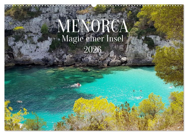 Produktbild: MENORCA Magie einer Insel (Wandkalender 2026 DIN A2 quer), CALVENDO Monatskalender