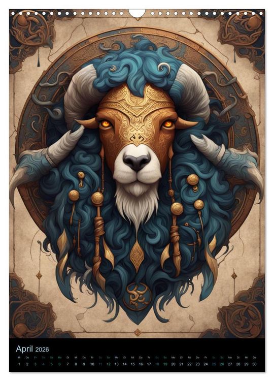 Produktbild: Sternzeichen Nordische Mythology (Wandkalender 2026 DIN A3 hoch), CALVENDO Monatskalender