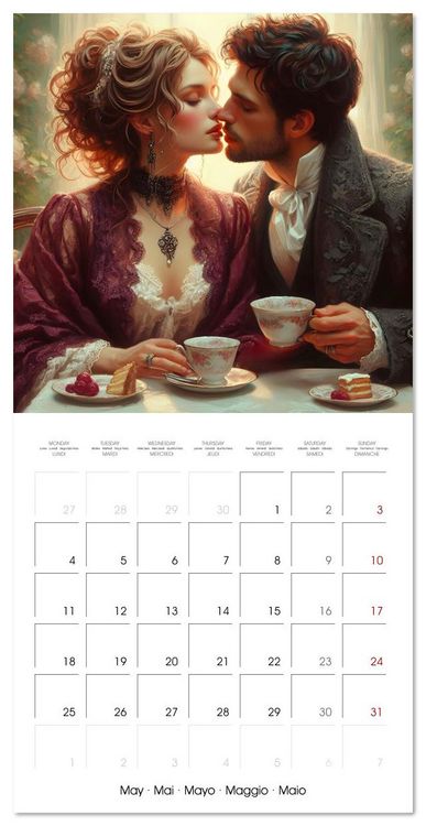 Produktbild: Teatime for two (Wall Calendar 2026 12 &times; 12 Inch) CALVENDO 12 Month Wall Calendar