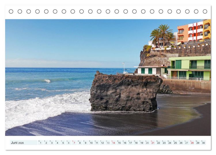 Produktbild: La Palma. Wandern, Flanieren und Genie&szlig;en (Tischkalender 2026 DIN A5 quer), CALVENDO Monatskalender