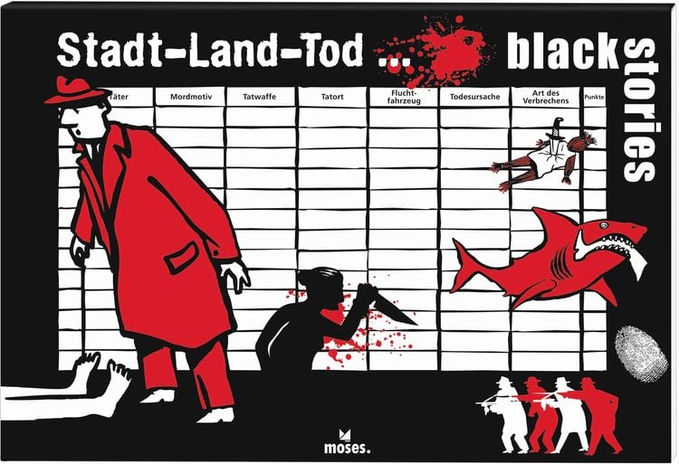 Produktbild: Black Stories: Stadt-Land-Tod, Spiel