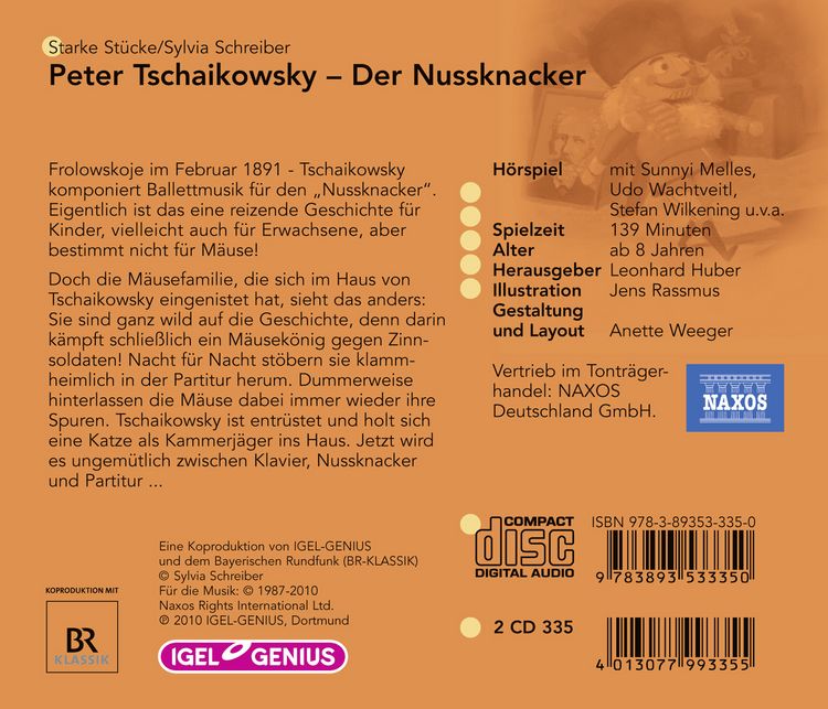 Produktbild: Starke St&uuml;cke. Peter Tschaikowsky. Der Nussknacker
