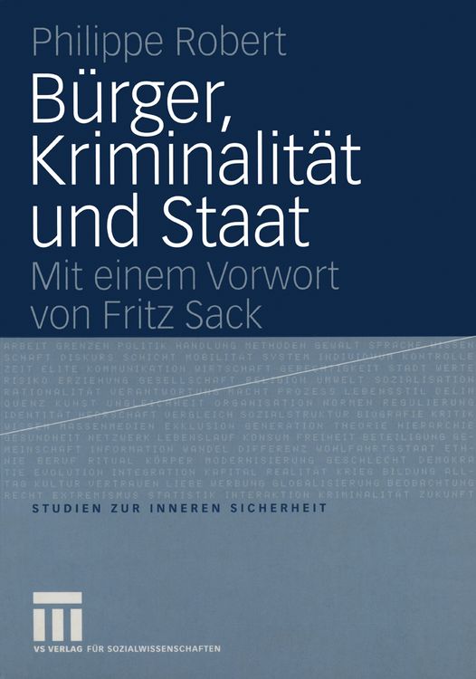 Produktbild: B&uuml;rger, Kriminalit&auml;t und Staat