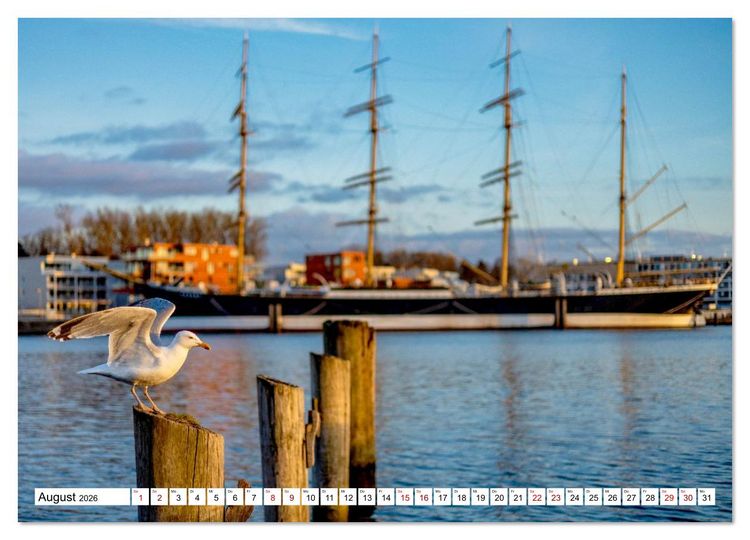 Produktbild: Travem&uuml;nde &ndash; Wo das Meer atmet (Wandkalender 2026 DIN A3 quer), CALVENDO Monatskalender