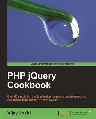 Produktbild: PHP jQuery Cookbook