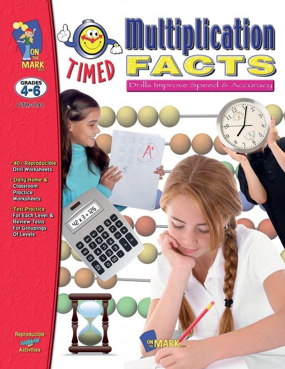 Produktbild: Timed Multiplication Drill Facts Grades 4-6