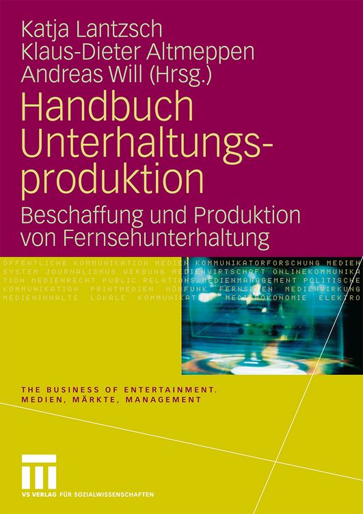 Produktbild: Handbuch Unterhaltungsproduktion