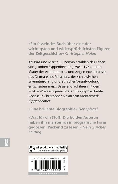 Produktbild: J. Robert Oppenheimer