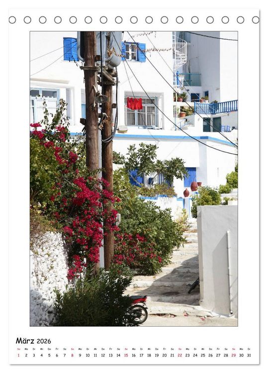 Produktbild: Griechische Gef&uuml;hle (Tischkalender 2026 DIN A5 hoch), CALVENDO Monatskalender