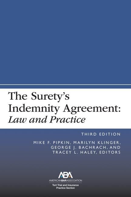 Produktbild: The Surety's Indemnity Agreement
