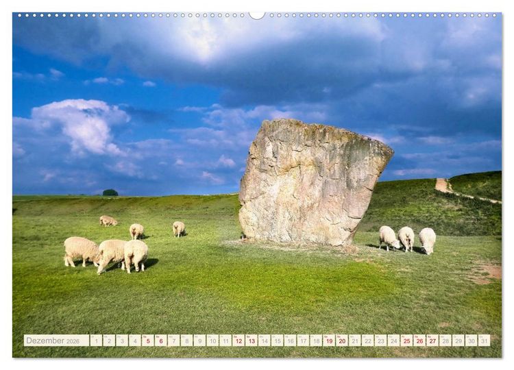 Produktbild: S&uuml;dengland - Mystische Steinkreise und Dartmoor (Wandkalender 2026 DIN A2 quer), CALVENDO Monatskalender