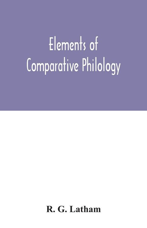 Produktbild: Elements of comparative philology