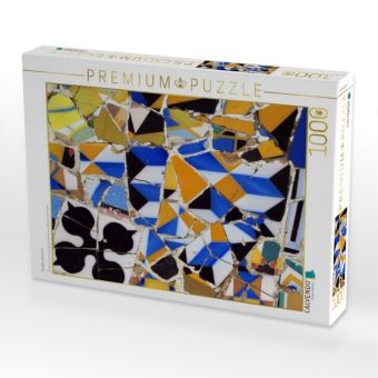 Produktbild: CALVENDO Puzzle Mosaiken, Barcelona | 1000 Teile Lege-Gr&ouml;&szlig;e 64x48cm Foto-Puzzle f&uuml;r gl&uuml;ckliche Stunden